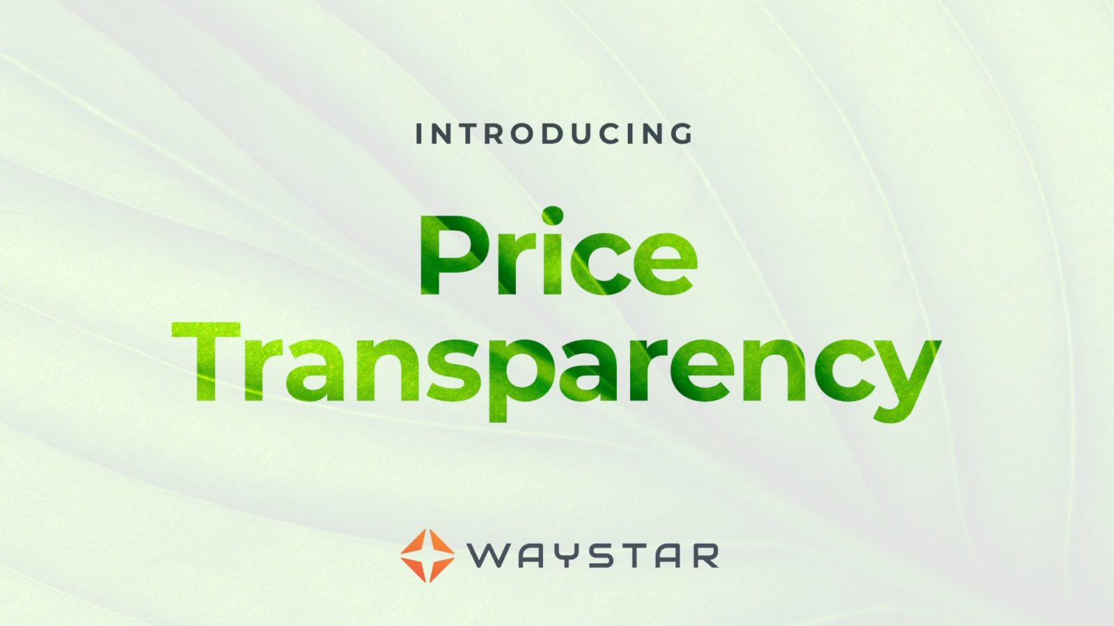 Waystar的价格透明度